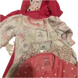 Girl Infant Sleepers 3 month (7 PCs)